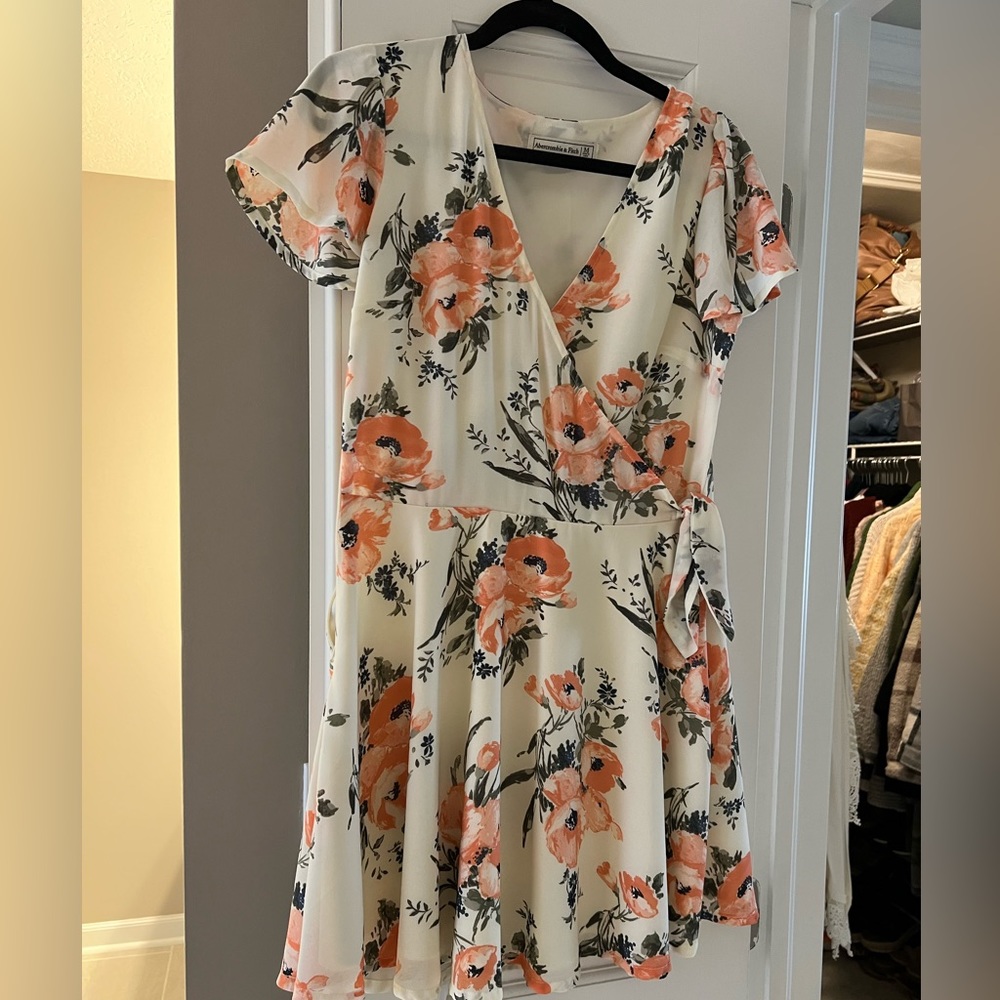 Abercrombie & Fitch Floral Skater Dress